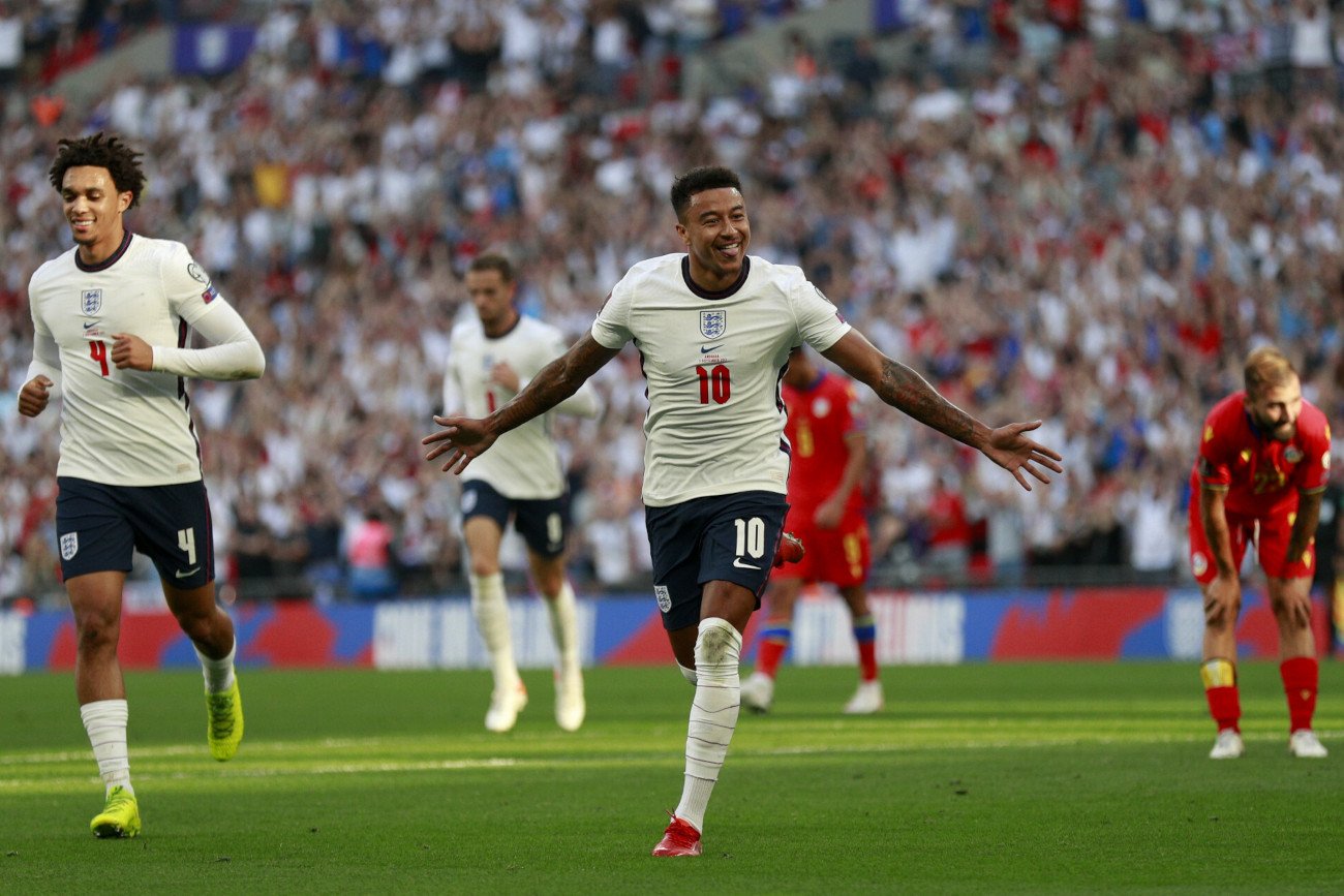 Jesse Lingard otworzył wynik niedzielnego meczu Anglików z Andorą. Wicemistrzowie Europy wygrali ostatecznie 4:0.