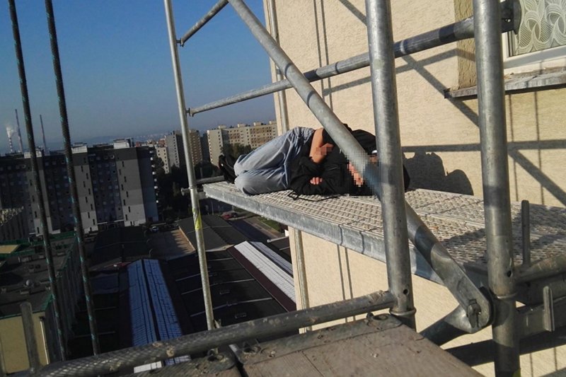 Spała na wysokości 30-metrów. Krakowscy strażnicy miejscy może nawet uratowali jej życie.