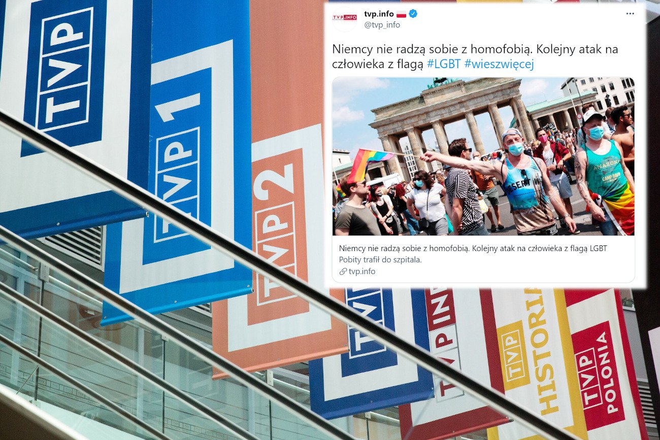 TVP Info krytykuje Niemcy za homofobiczne ataki