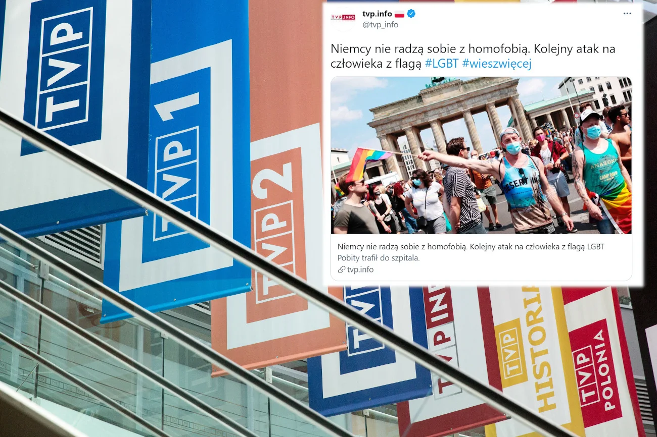TVP Info krytykuje Niemcy za homofobiczne ataki