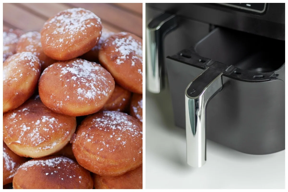 Prosty przepis na pączki w air fryerze. Są zdrowsze niż te tradycyjne