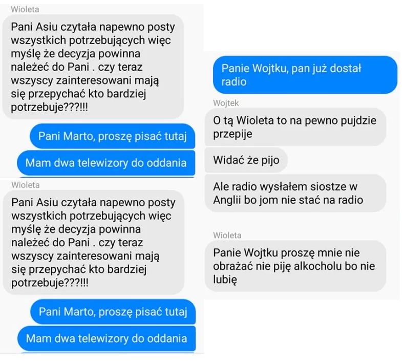 Proszenie o fikcyjny telewizor.