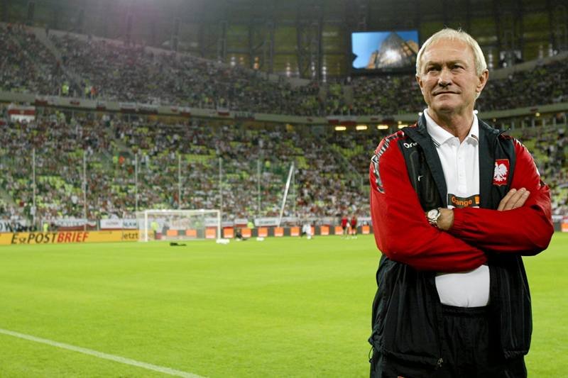 Trener Franciszek Smuda uwielbia dresy