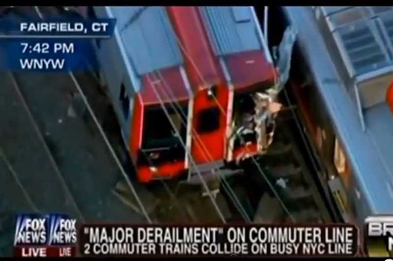 Dwa pociągi zderzyły się w Nowym Jorku