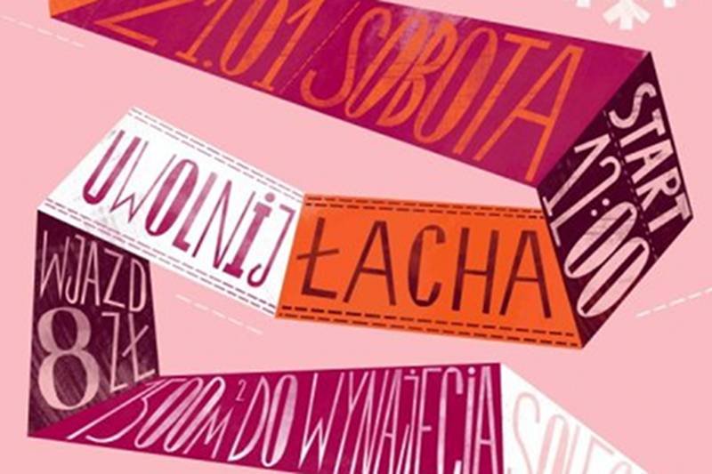 plakat 11. edycji "Uwolnij łacha"