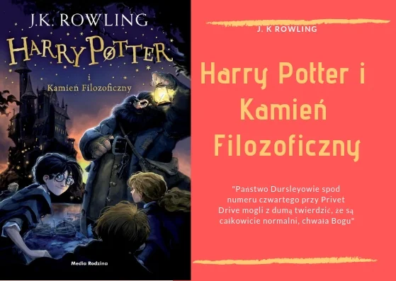"Harry Potter i Kamień Filozoficzny" - J. K. Rowling