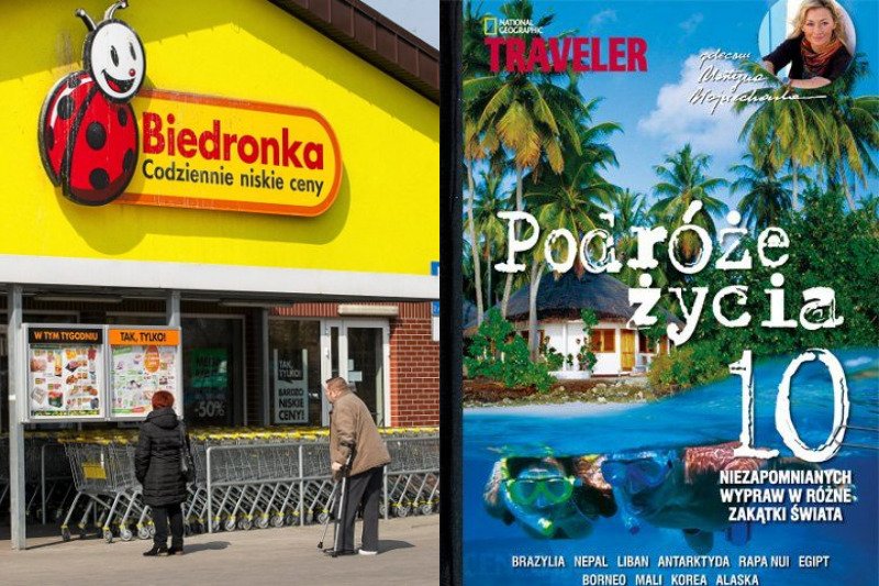 Wśród książek dostępnych w promocji Biedronki znajdziemy m.in. świetną pozycję dla wszystkich fanów podróżowania - "Podróże życia. 10 niezapomnianych wypraw w różne zakątki świata"