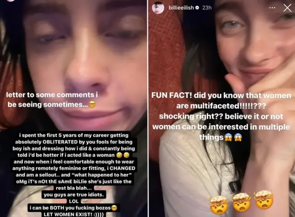 Billie Eilish odpowiedziała hejterom, którym nie podoba się jej nowy wygląd.