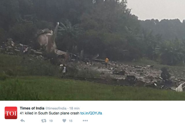 W katastrofie antonowa zginęło co najmniej 41 osób