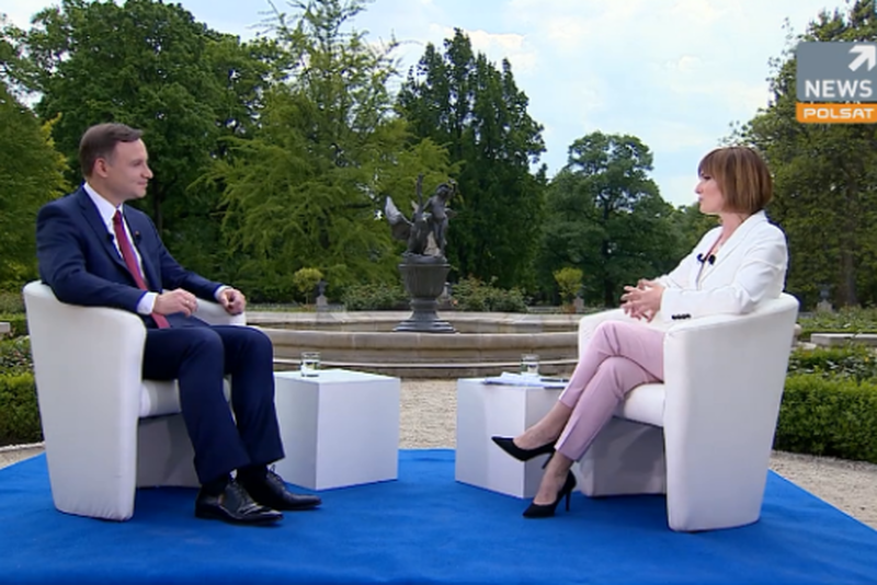 Andrzej Duda udzielił pierwszego telewizyjnego wywiadu w roli prezydenta elekta