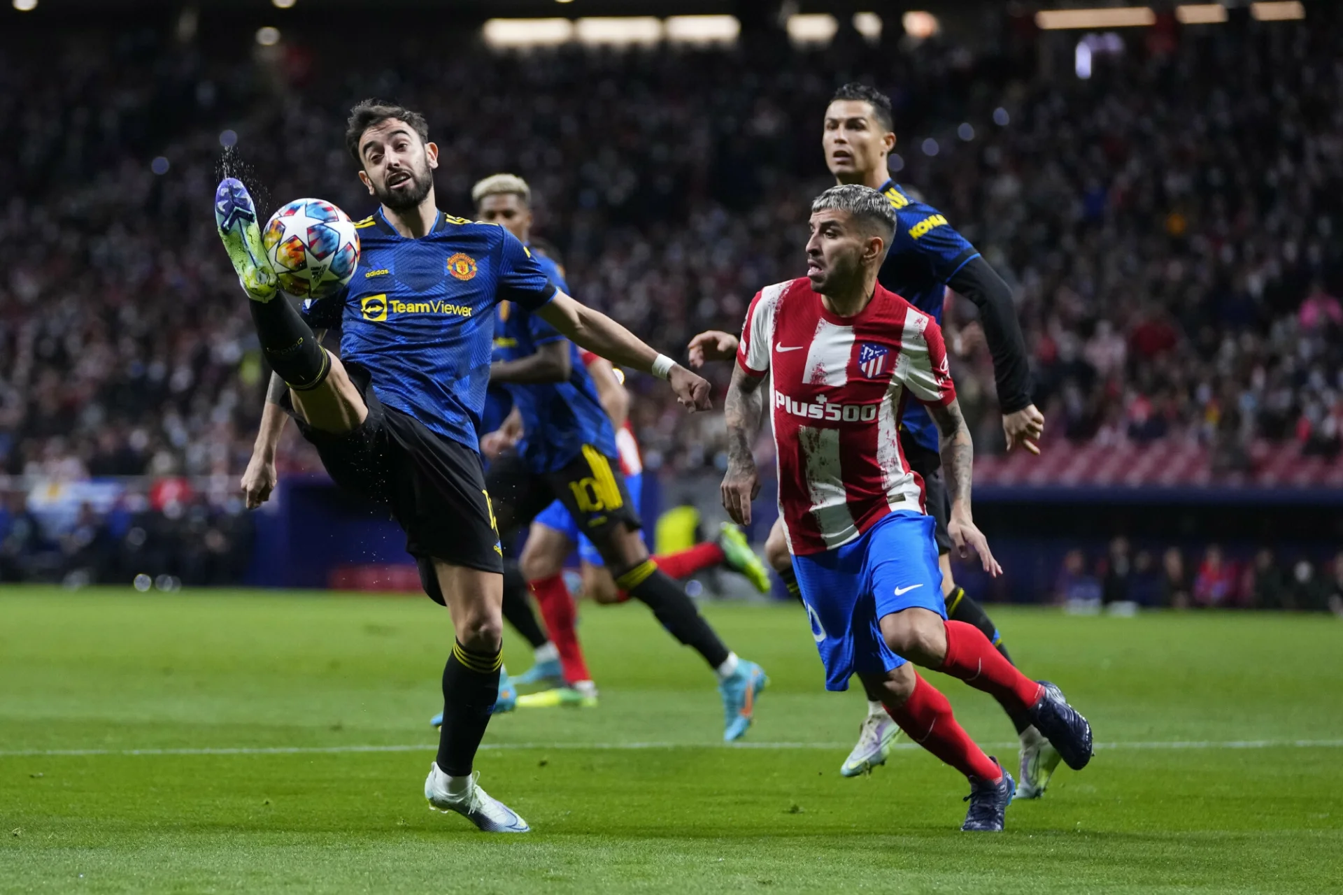 Atletico Madryt zremisowało z Manchesterem United w meczu 1/8 finału Ligi Mistrzów