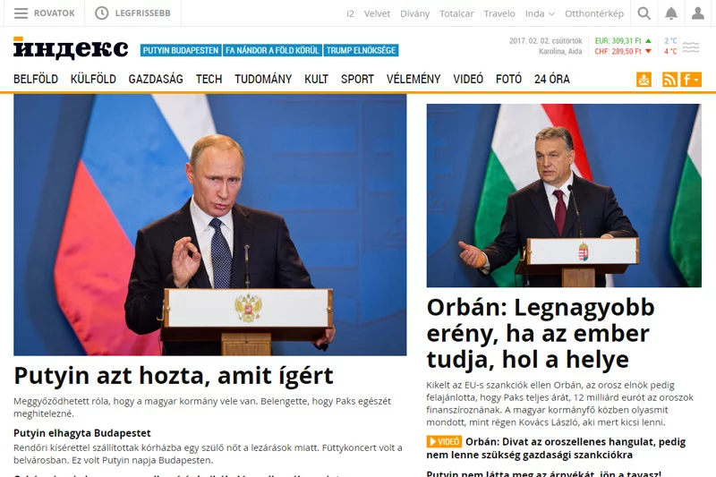 Na stronie jednego z niezależnych od rządu portali można przeczytać prześmiewcze newsy, które mają przypominać czasy wizyt dygnitarzy z ZSRR.