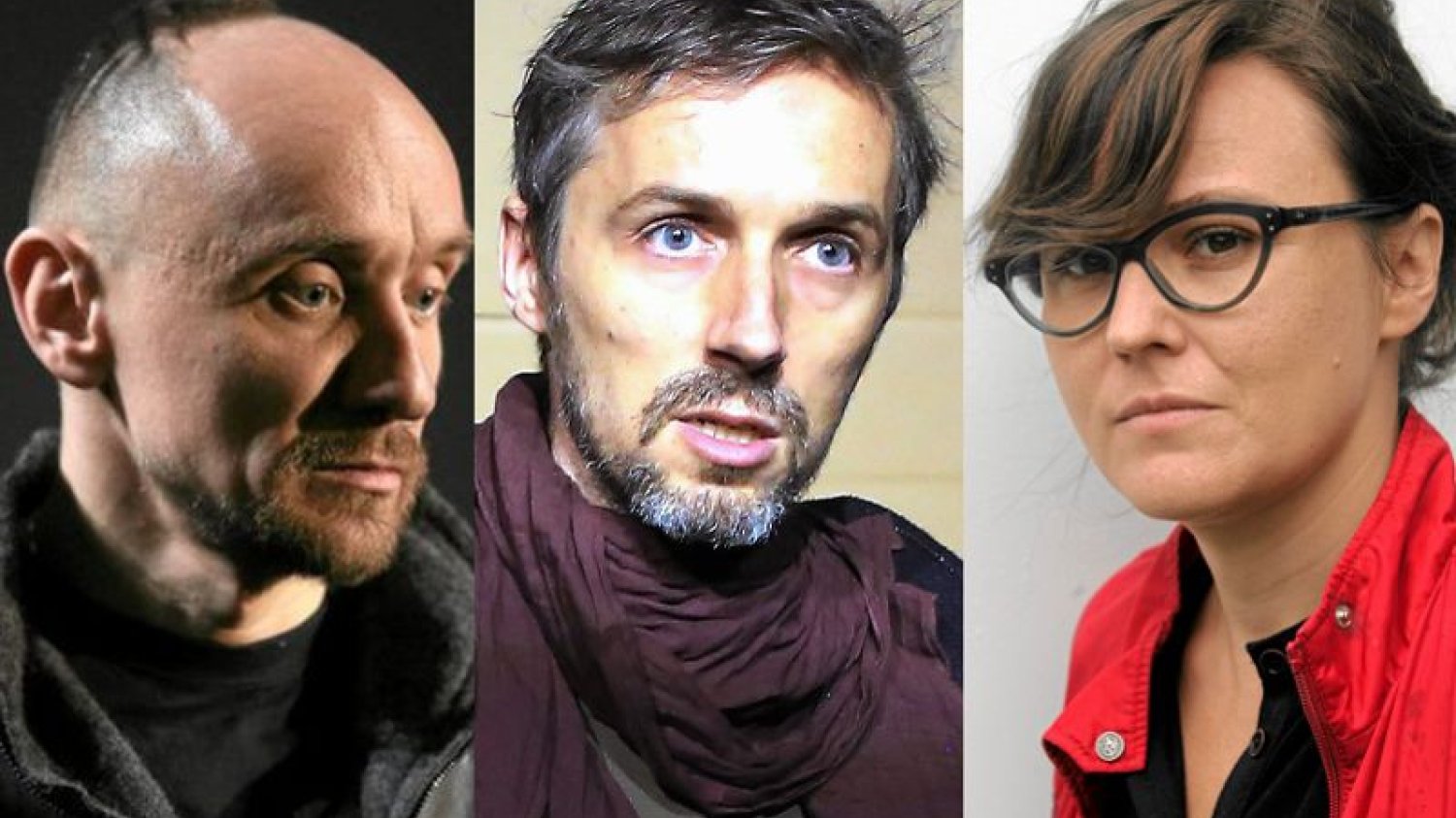"To się nazywa być ludzką tarczą". Oto artyści, których dopadły skutki "cenzury ekonomicznej" wicepremiera Glińskiego – na zdjęciu reżyserzy teatralni: Jan Klata, Wojtek Ziemilski i Marta Górnicka.