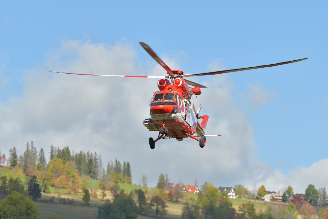 W tym roku w Tatrach przeprowadzono aż 116 interwencji z udziałem śmigłowców.