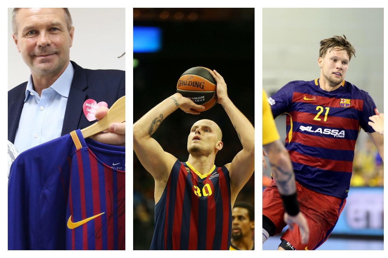 Robert Lewandowski to pierwszy Polak w piłkarskiej Barcelonie. Ale nie jest jedynym w dziejach Dumy Katalonii, dla której grali Bogdan Wenta, Maciej Lampe oraz Kamil Syprzak