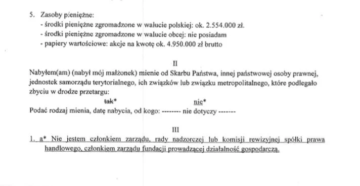 Mateusz Morawiecki jest obecnie najbogatszym ministrem.