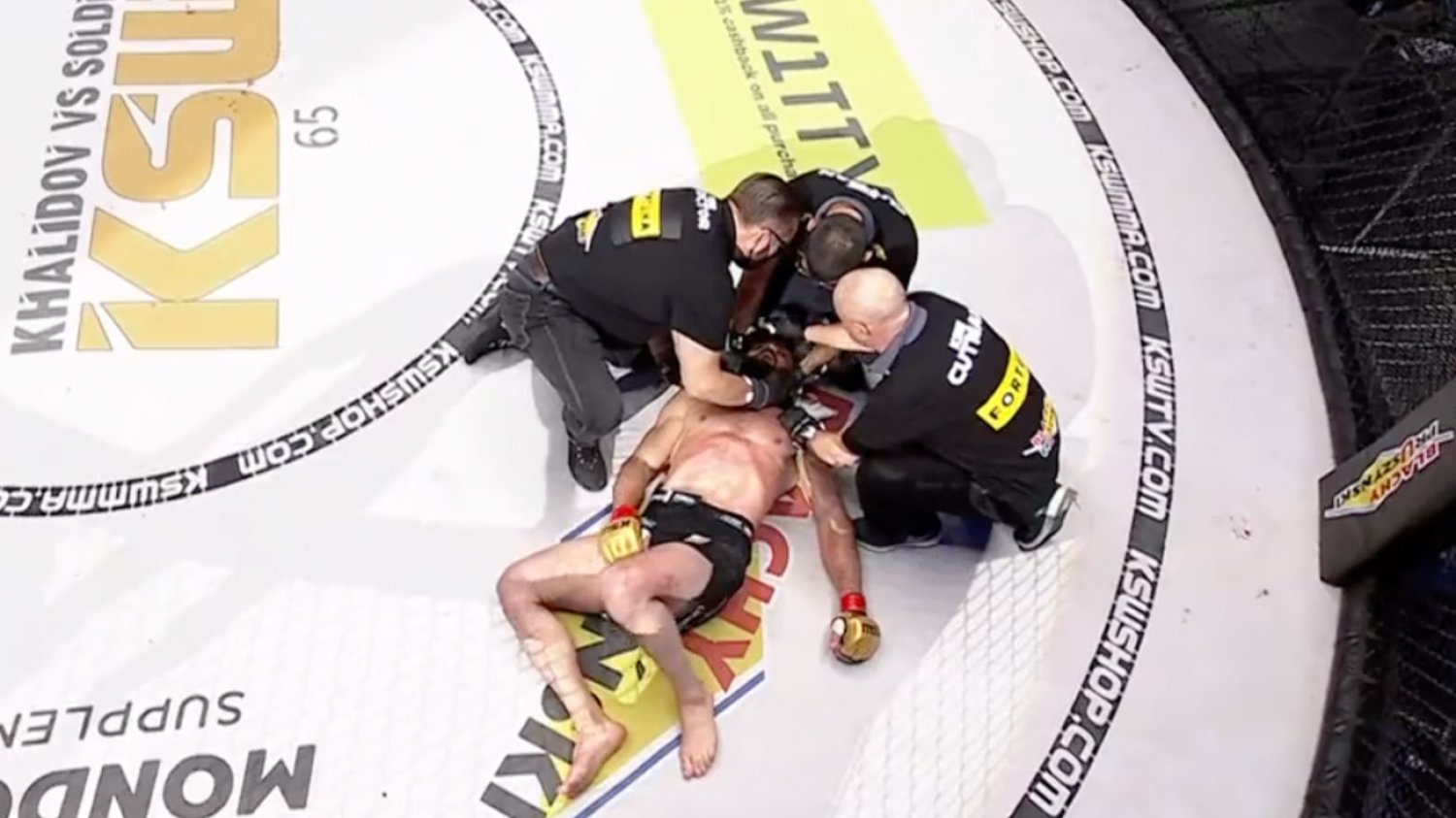 Mamed Chalidow podczas KSW 65 został brutalnie znokautowany przez Roberto Soldicia.