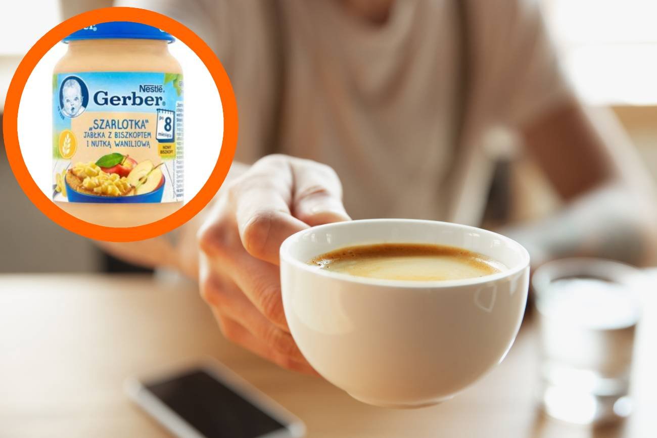 Przepis na kawę o smaku szarlotki. Sekretem jest słoiczek dla dzieci