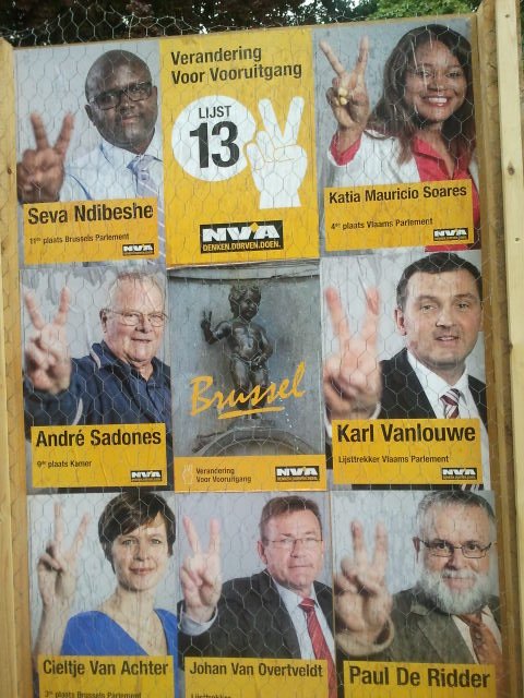 Kampania wyborcza w Belgii