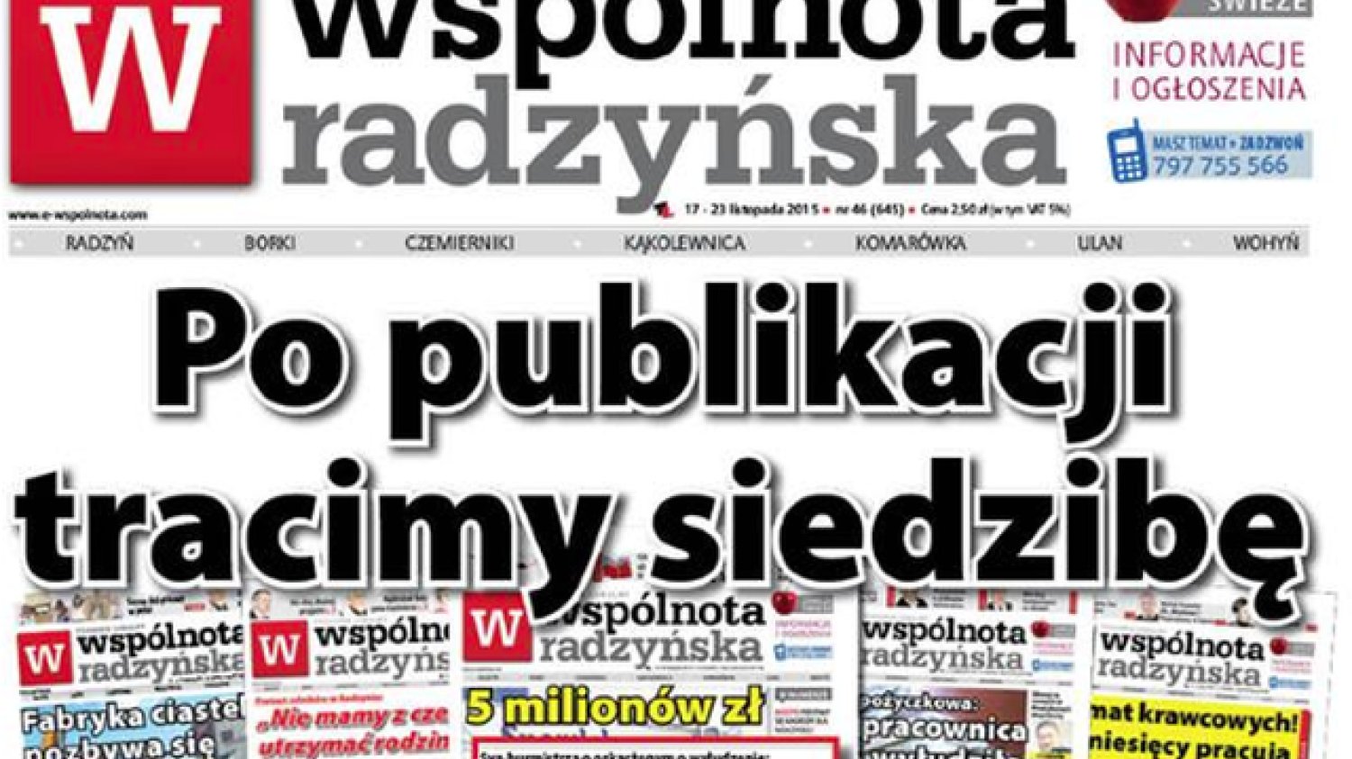Gazeta podpadła synowi burmistrza