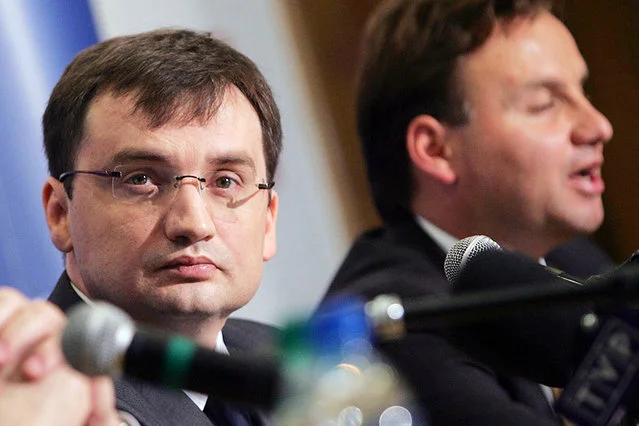 Prokurator generalny i minister sprawiedliwości Zbigniew Ziobro oraz prezydent Andrzej Duda.
