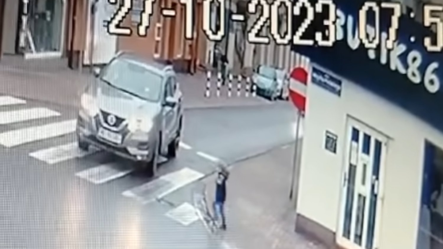 Koszmarnie wyglądające potrącenie 2-latka w Wągrowcu.