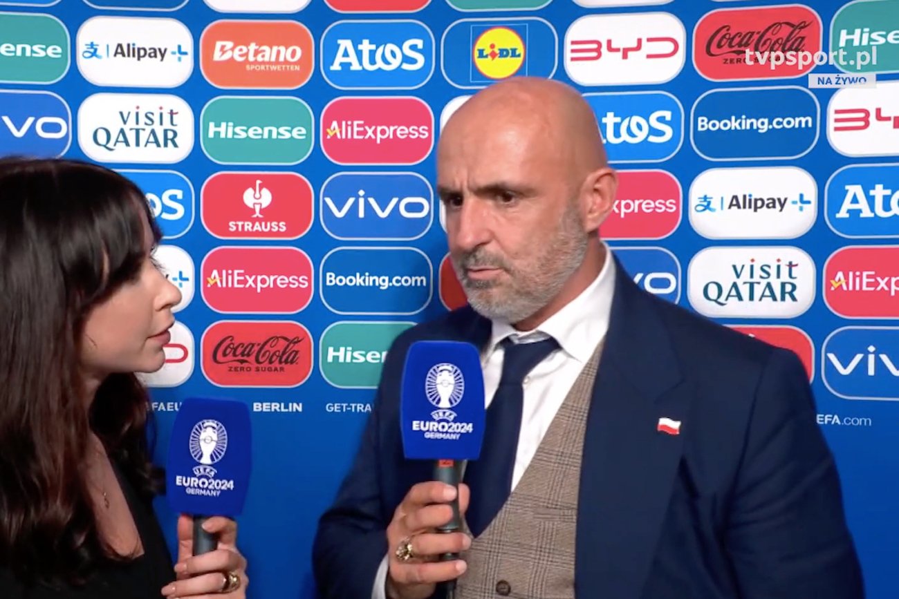 Michał Probierz przekonywał, że nie żałuje decyzji taktycznych na mecz z Austrią.