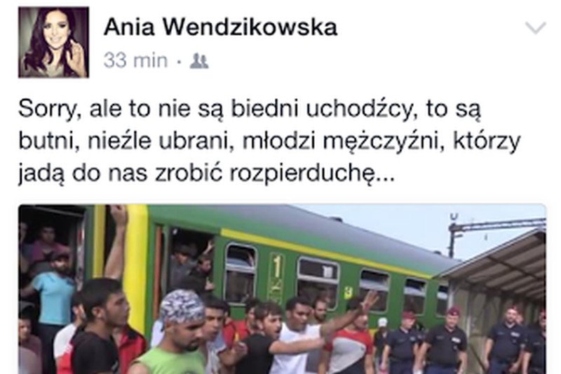 Kolejna wpadka Anny Wendzikowskiej. Jej zdaniem, uchodźcy są "nieźle ubrani" i jadą do nas "zrobić rozpierduchę"