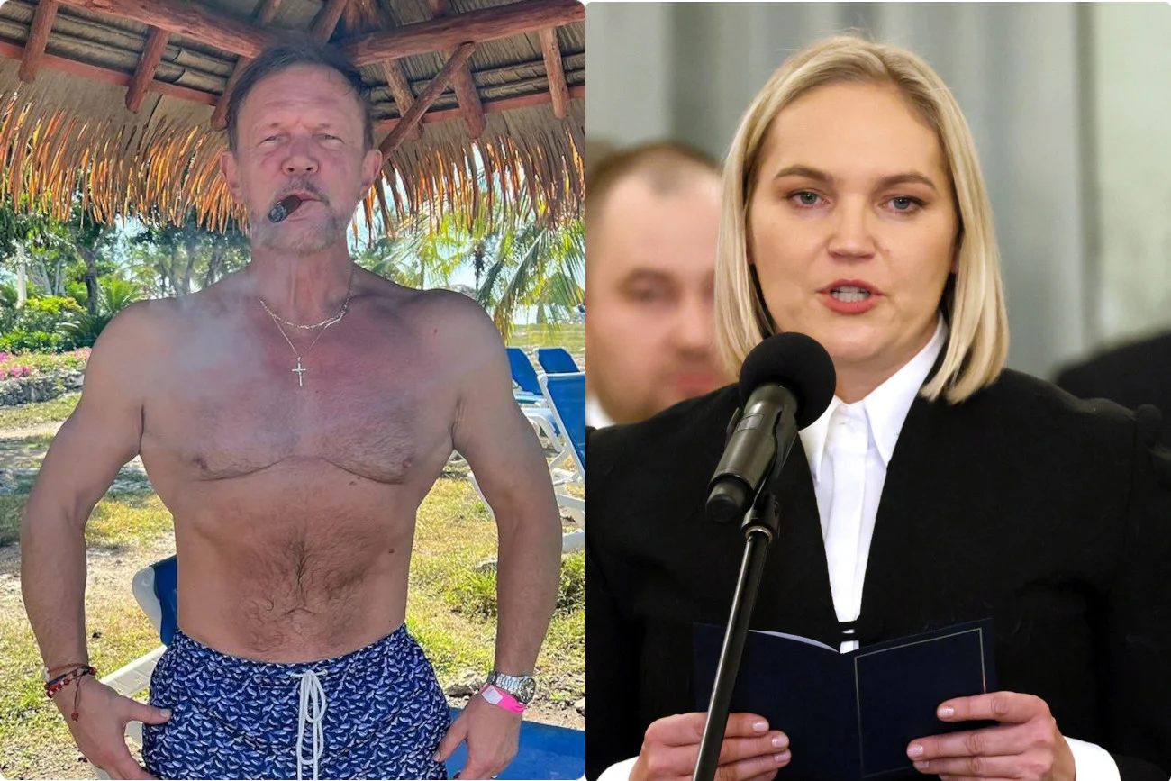 Cezary Pazura, Dominika Chorosińska Cezary Pazura, Dominika Chorosińska