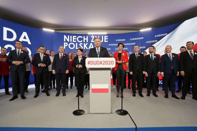 Andrzej Duda pokazał swój sztab wyborczy. Znalazło się w nim kilka nowych twarzy.