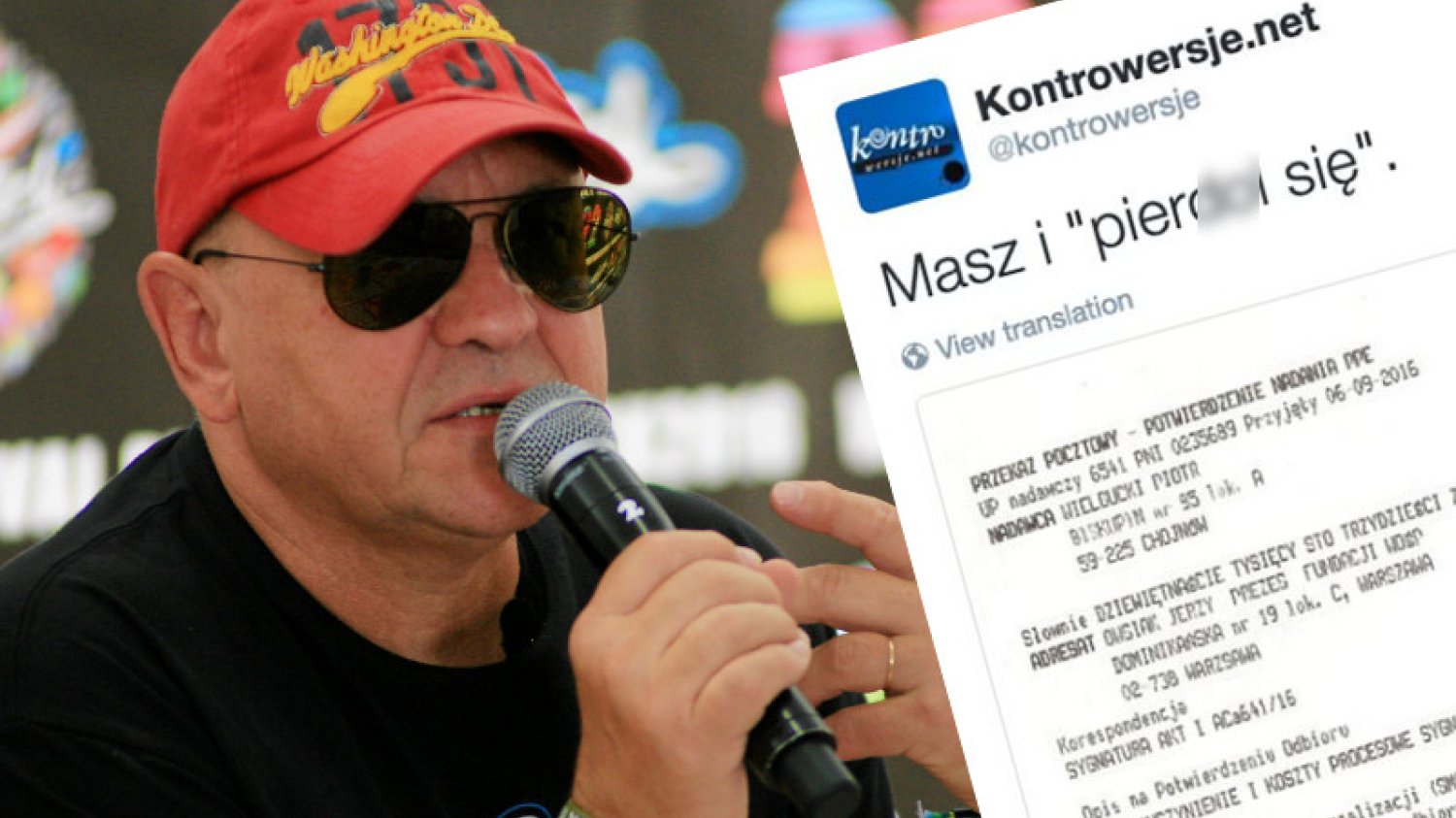 "Matka Kurka" publikuje przelew 19 tys. zł dla Jerzego Owsiaka: "Masz i pier*ol się" - napisał bloger