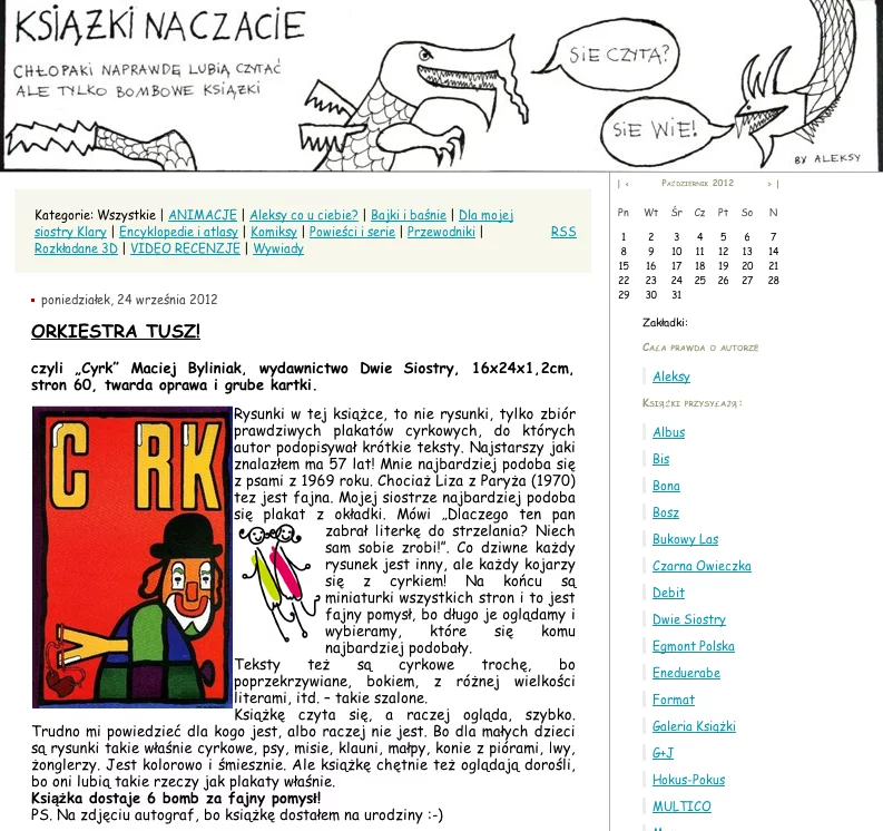 Blog "Książki na czacie"