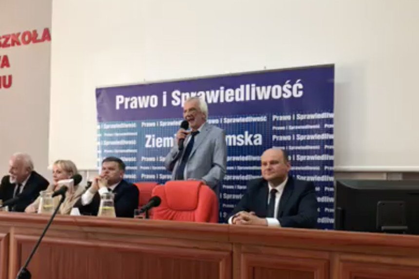 Ryszard Terlecki spotkania z wyborcami w Radomiu raczej nie zaliczy do udanych.