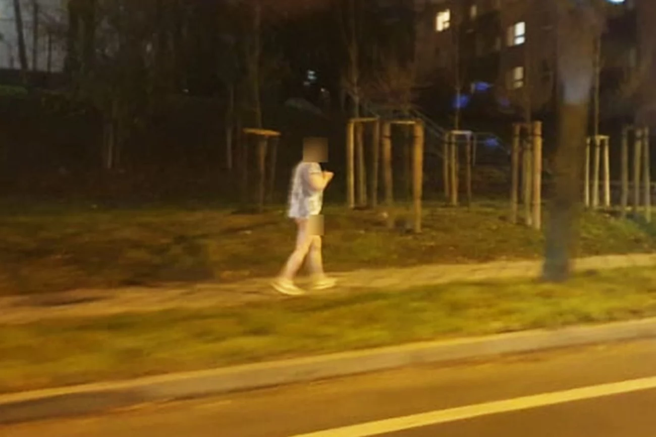Mieszkaniec Lublina spacerował w samej koszulce. "Machał przyrodzeniem"