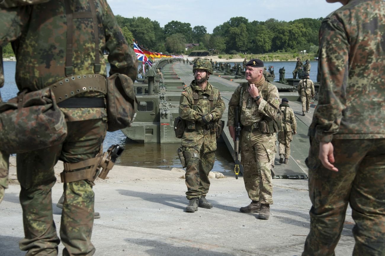 Żołnierze Bundeswehry.