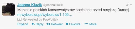 Komentarz Joanny Kluzik-Rostkowskiej