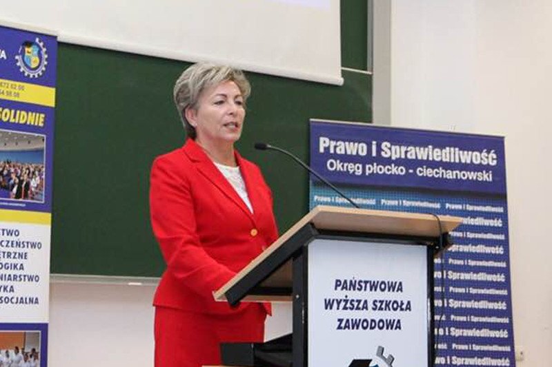 Posłanka Anna Cicholska ma wrogów wewnętrznych w ciechaniowskim PiS