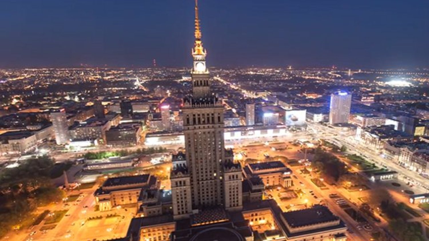 Mało kto ma możliwość oglądania Pałacu Kultury z takiej perspektywy