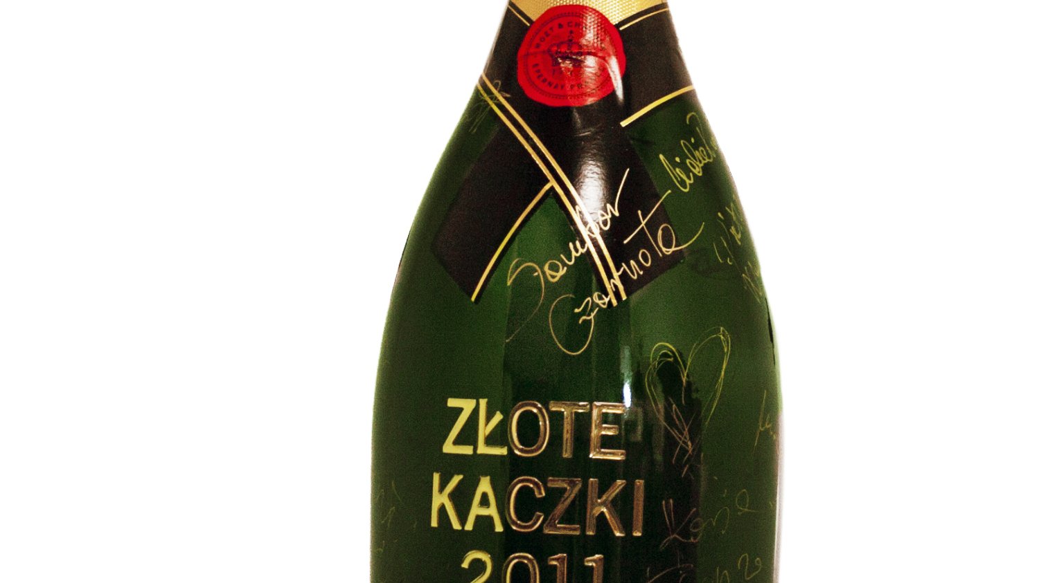Szampan przeznaczony na licytację w Klubie Konesera