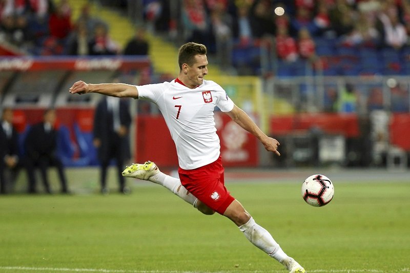 Arkadiusz Milik zdobył bramkę w meczu z Macedonią Płn.