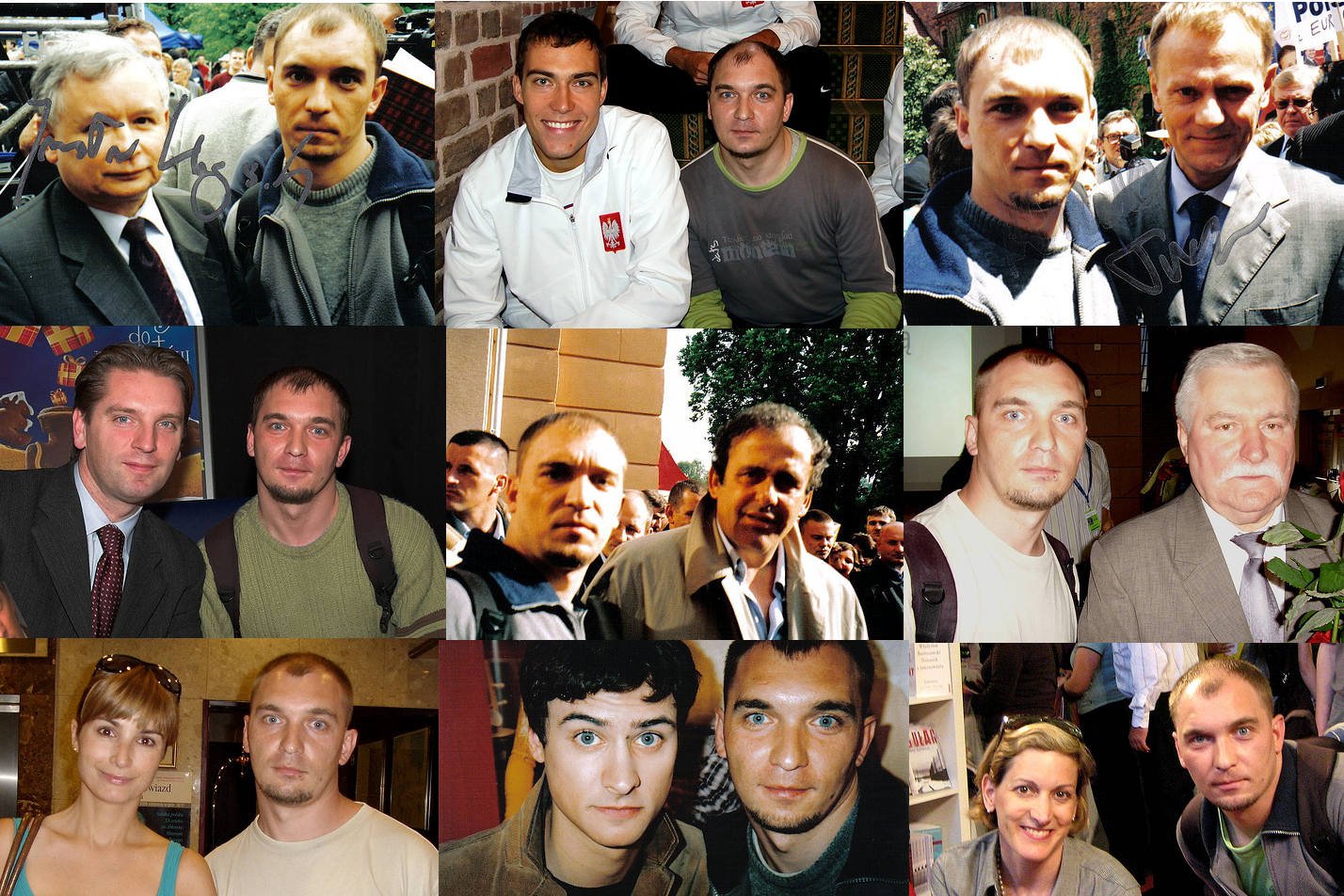 Sławek Skonieczny z Wałbrzycha kolekcjonuje zdjęcia ze znanymi ludźmi. Ma ich już ponad dwa tysiące.