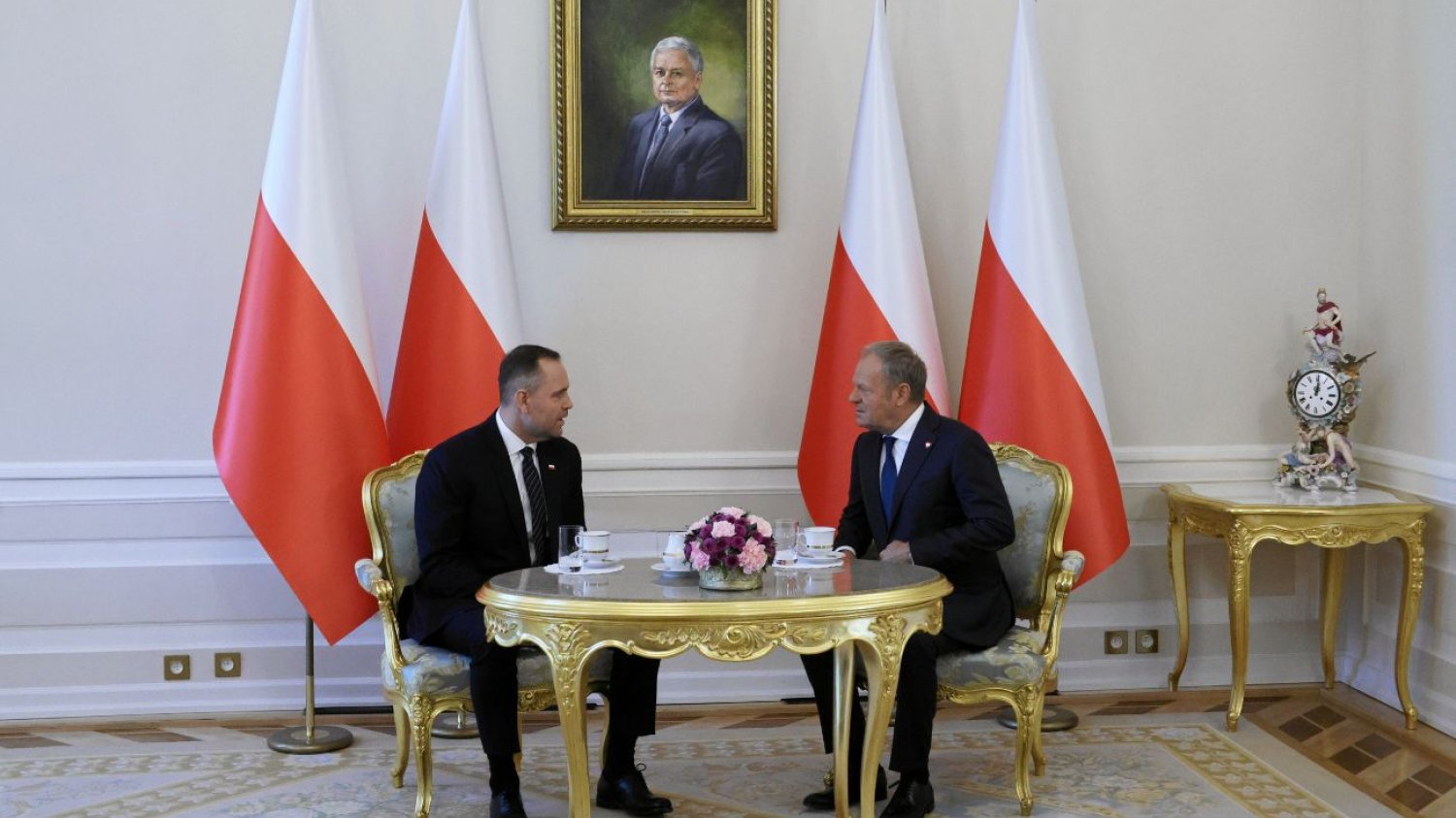 Spotkanie Tuska z Nawrockim. Wiadomo, o czym rozmawiali.