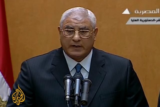 Adli Mahmud Mansur został tymczasowym prezydentem Egiptu
