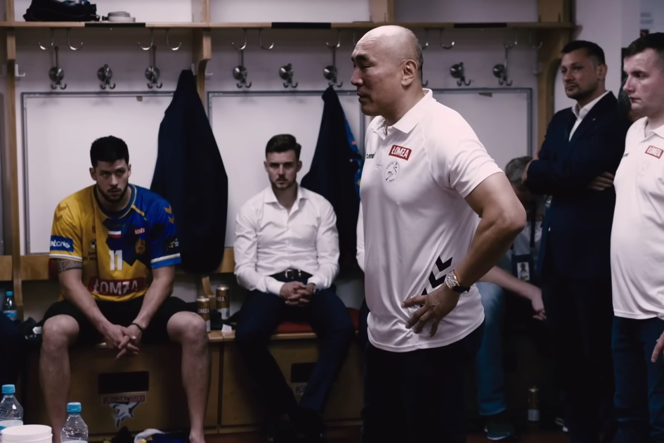 Trener Tałant Dujszebajew mówił po meczu finałowym Ligi Mistrzów długo i bardzo wzruszająco. Nikt nie krył łez