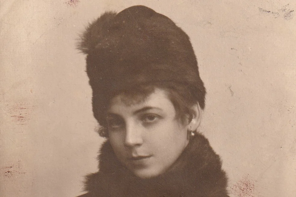 Zofia z Halewskich, po trzecim mężu Jasiewicz, zdjęcie wykonano w latach dwudziestych XX wieku