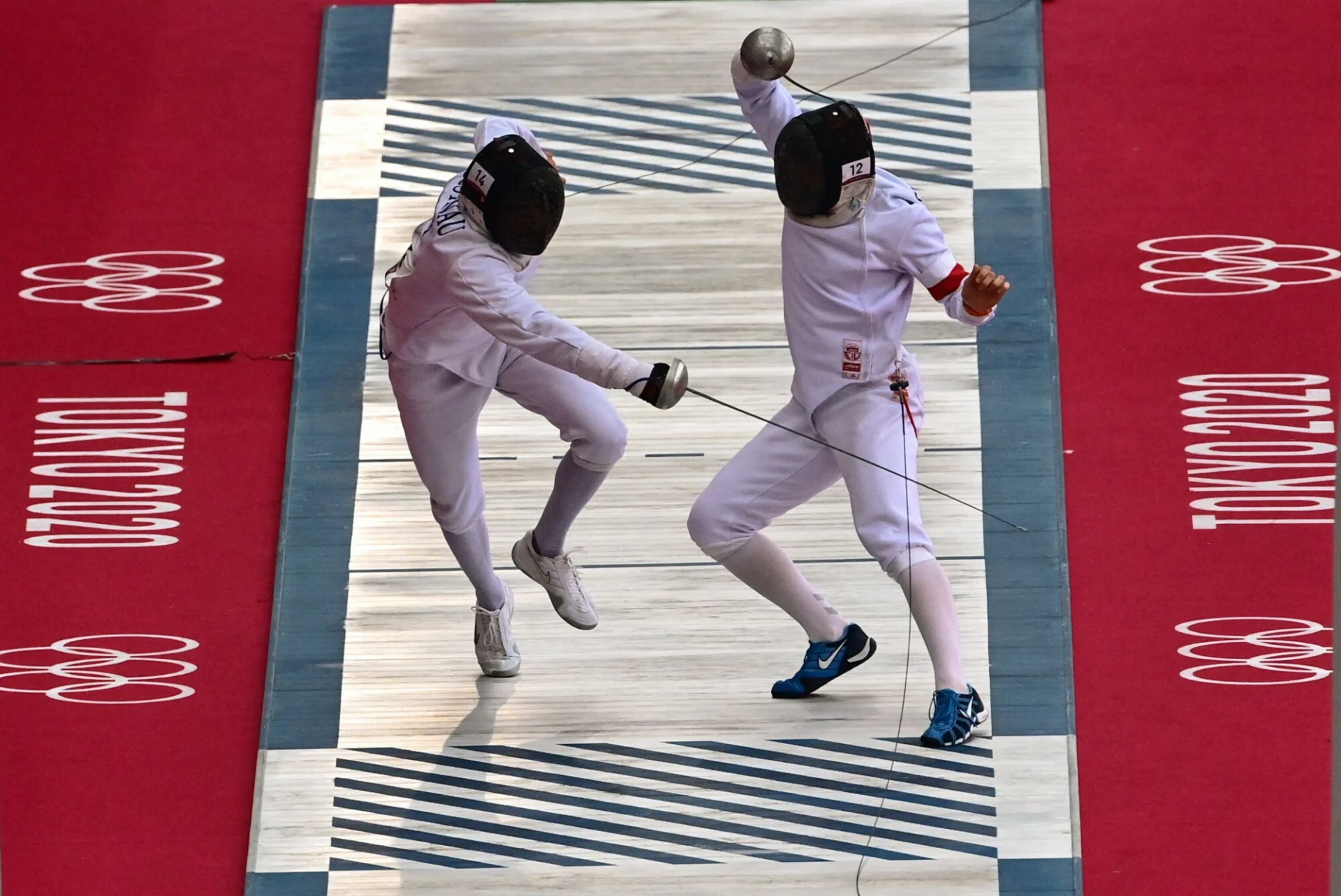 Łukasz Gutkowski na olimpijskiej planszy w Tokio