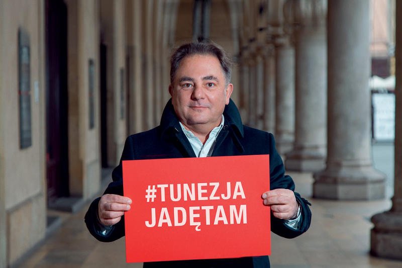 Robert Makłowicz jest twarzą akcji promującej Tunezję.