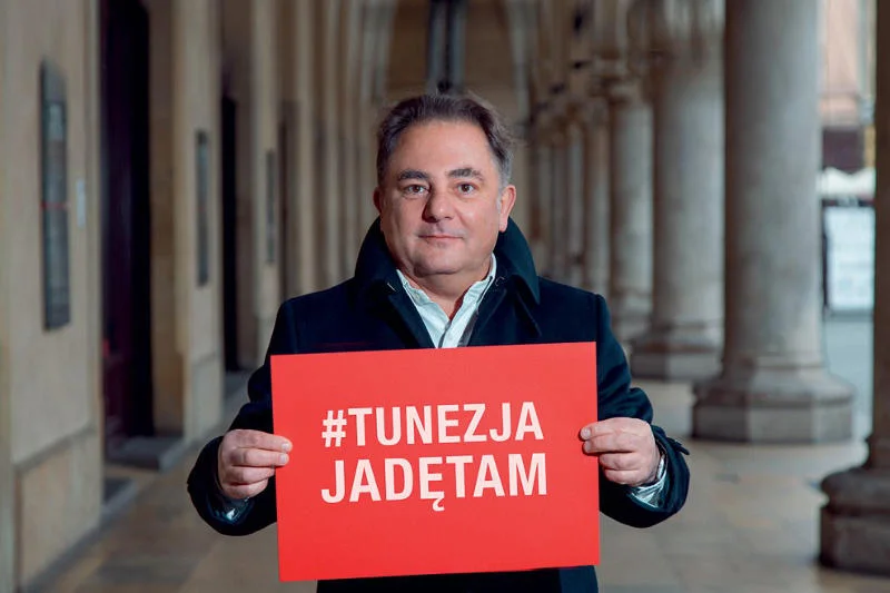 Robert Makłowicz jest twarzą akcji promującej Tunezję.