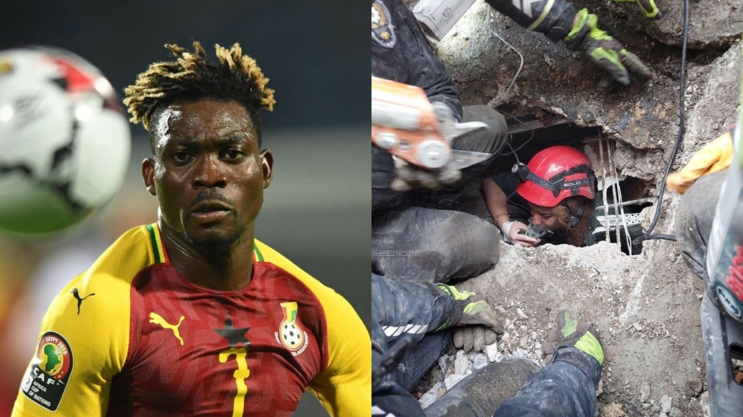 To prawdziwy cud. Ranny gwiazdor Christian Atsu odnaleziony i uratowany po trzęsieniu ziemi