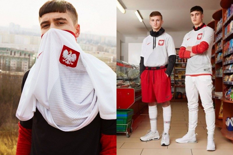 Konwencja sesji zdjęciowej Nike, prezentującej stroje Polskiej Reprezentacji Piłki Nożnej podzieliła internautów prawie tak mocno jak pierwsza okładka Vogue Polska